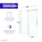 Anzzi Stellar Series 48 in. x 76 in. Frameless Sliding Shower Door - Chrome SD-FRLS05901CH - alternate 2